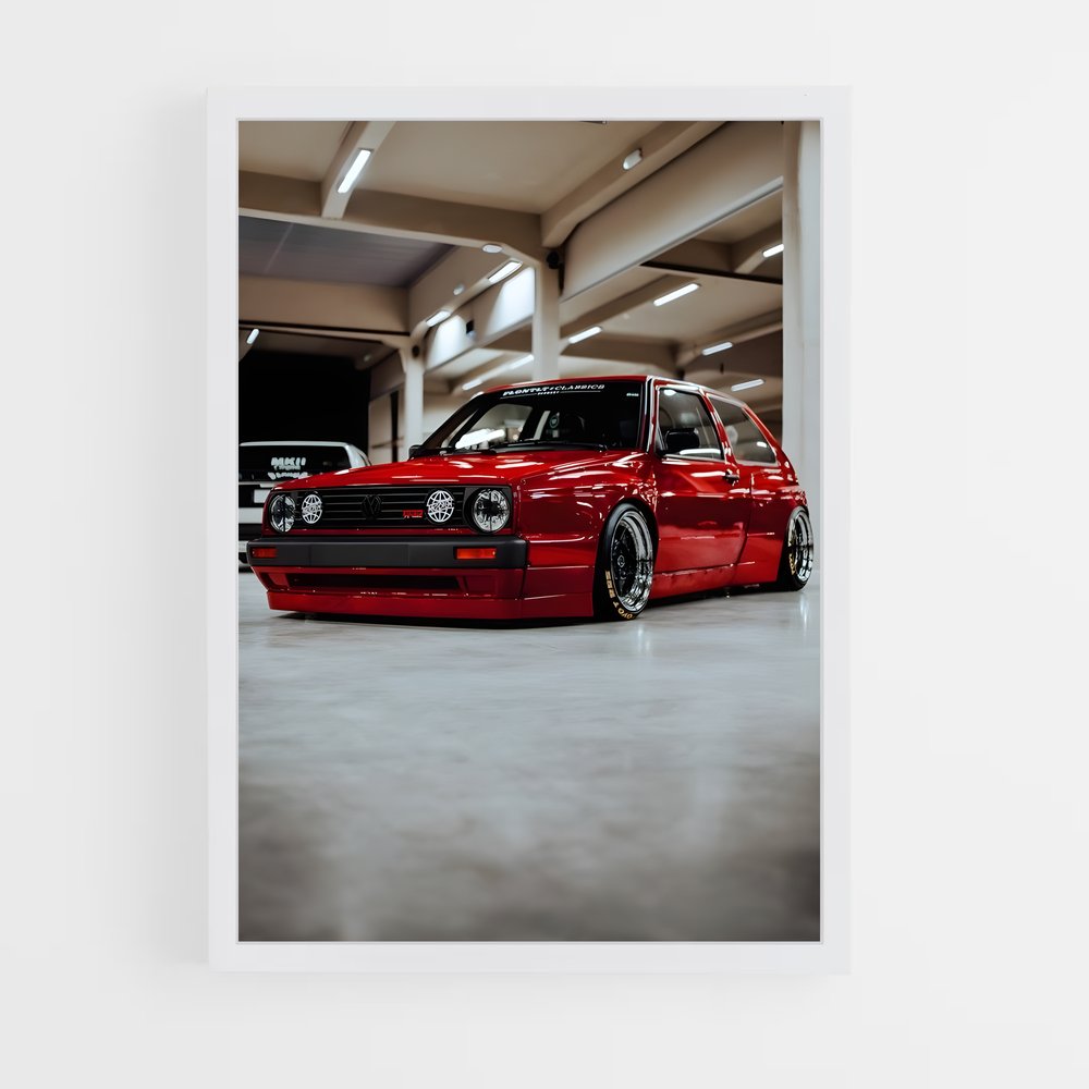 Poster GTI Garage – affiche Volkswagen (vue 3)